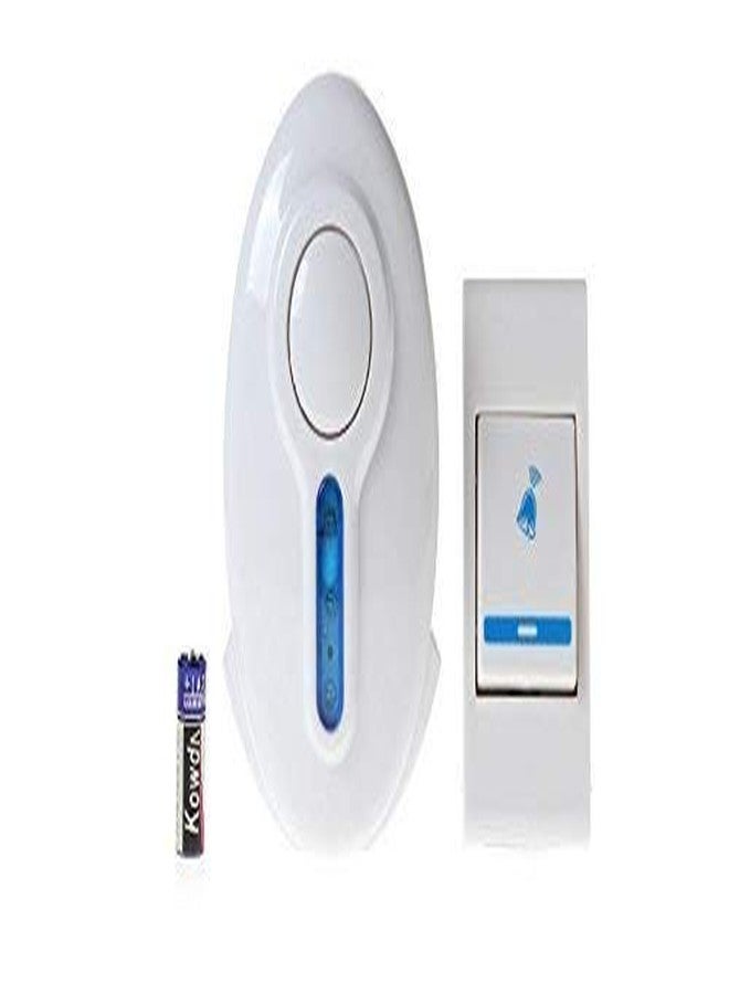 الجستو جرس باب لاسلكي يعمل بجهاز تحكم عن بعد من جيستو - جرس اتصال لاسلكي بلاستيكي مقاوم للغبار والماء - جرس باب لاسلكي أبيض للمنزل والمتجر والمكتب - جرس اتصال لاسلكي للمكتب والمنضدة والطاولة - Image 3